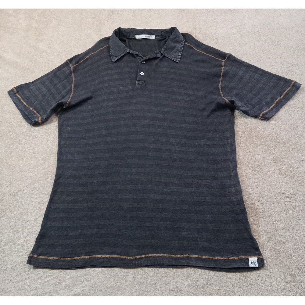 Jake Agave Men's Polo Shirt Short Sleeve Size‎ Large Black